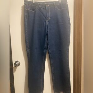 Talbots straight curvy jeans